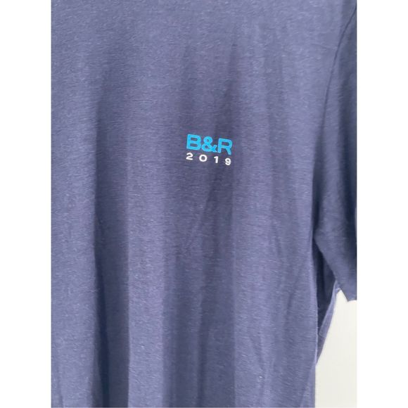 Icebreaker T Shirt Butterfield Robinson Men XL‎ Blue Merino Wool Short Sleeve - Picture 3 of 11